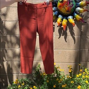 Ann Taylor Patterned Dress Pants 6P